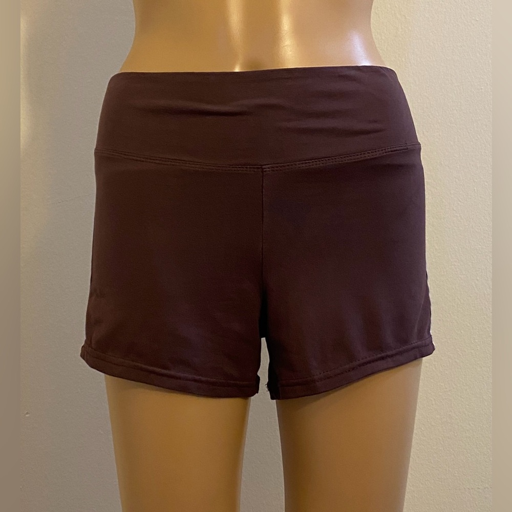 Always Brown w/ White Side Stripes Athletic Shorts